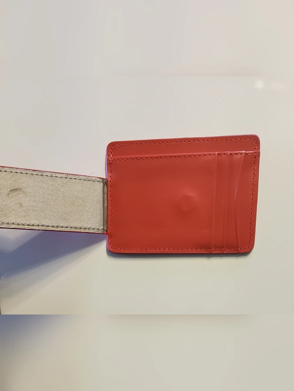 Cookie's BIG CHIPS MONEY CLIPS LEATHER RED CARD HOLDER WALLET